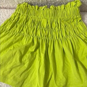 Vibrant Green Girl’s Skirt
